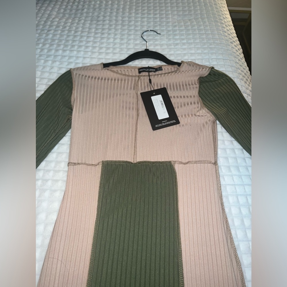 Long sleeve mini dress